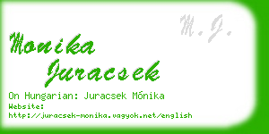 monika juracsek business card